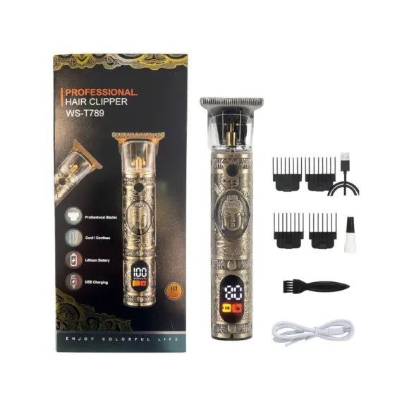 Aparat de Tuns 17cm cu Afisaj, LED Digital cu Accesorii USB